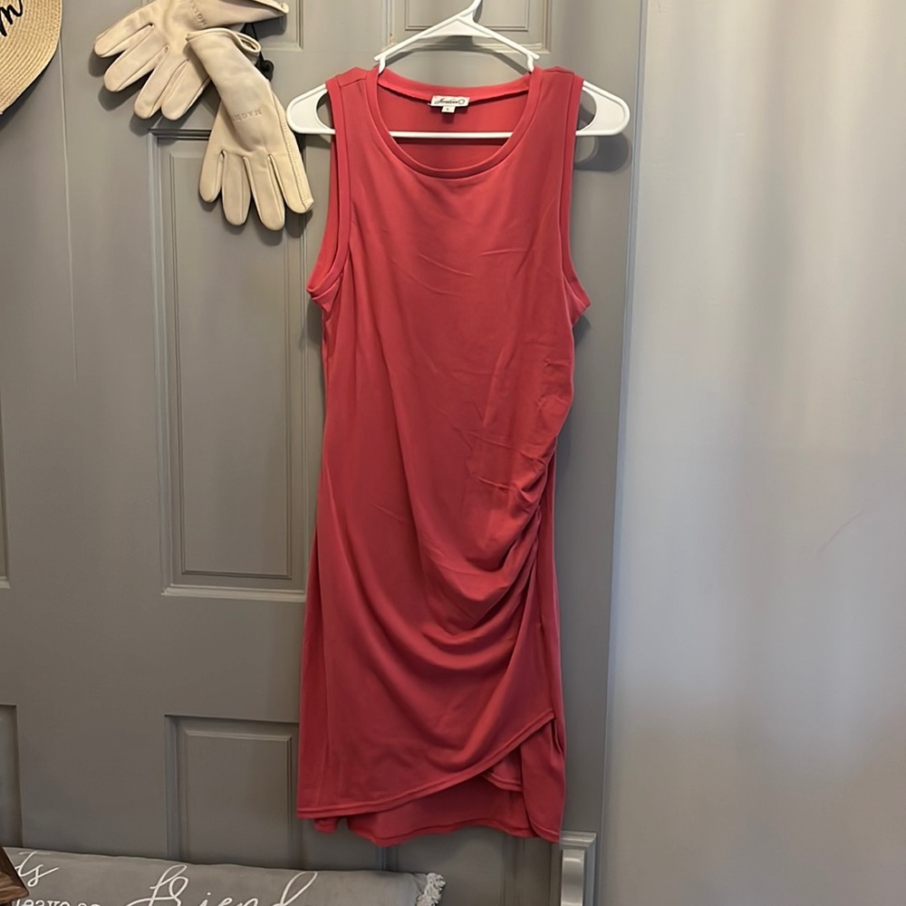 Brand new w/o tags Jordann tank dress. Muted pink. Size L. Form fitting.